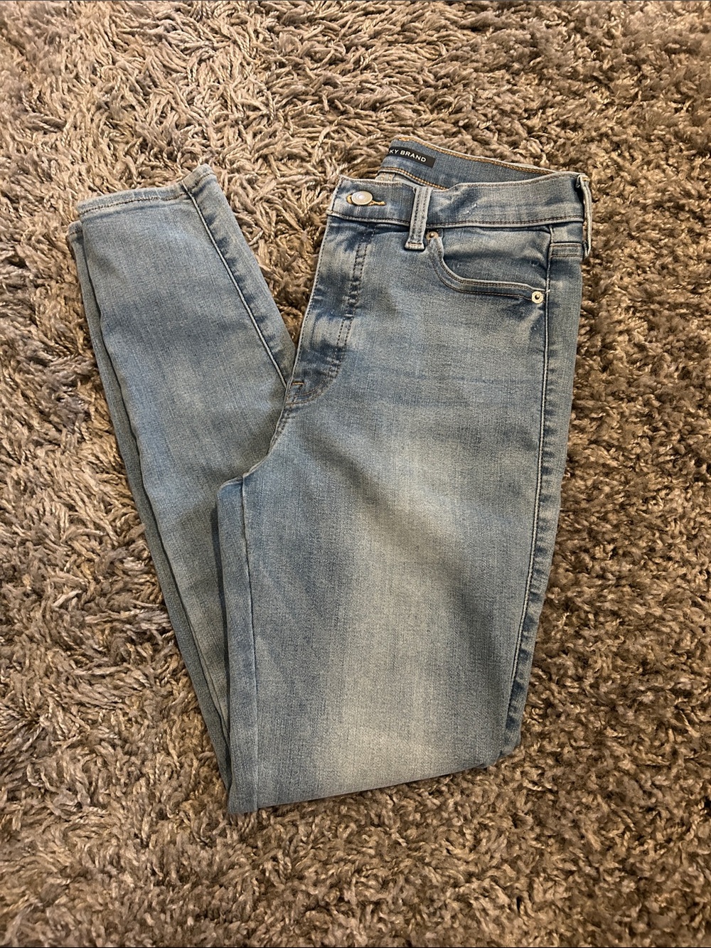 Lucky Brand Uni Fit 3 Fits Size 27-29 Regular Light Blue Women's Skinny Jeans